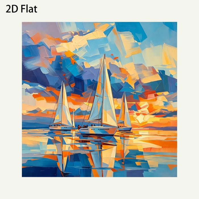 Decorative Art Print: 1:1 Horizontal Format (Print Only)